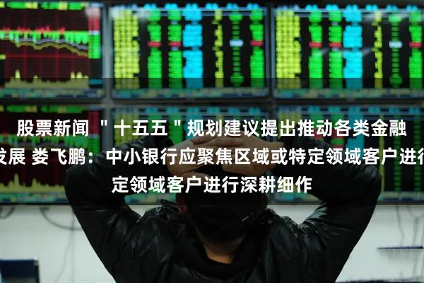 股票新闻 ＂十五五＂规划建议提出推动各类金融机构错位发展 娄飞鹏：中小银行应聚焦区域或特定领域客户进行深耕细作